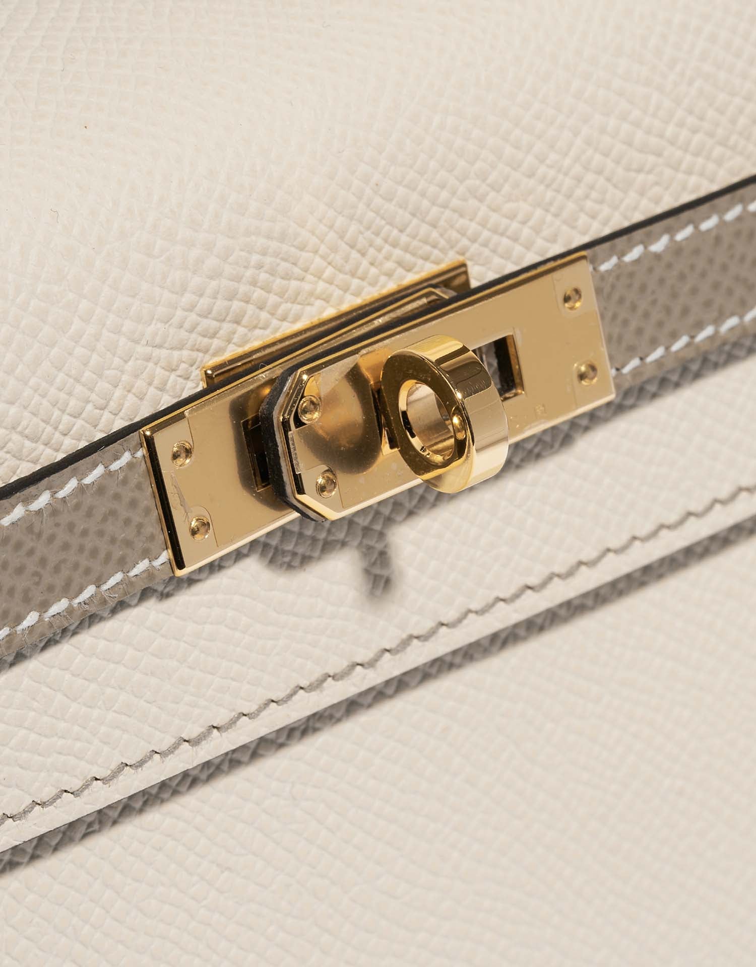 Reference only, different item: Hermes Kelly HSS 25 Epsom Craie / Gris Asphalte; website photo 8