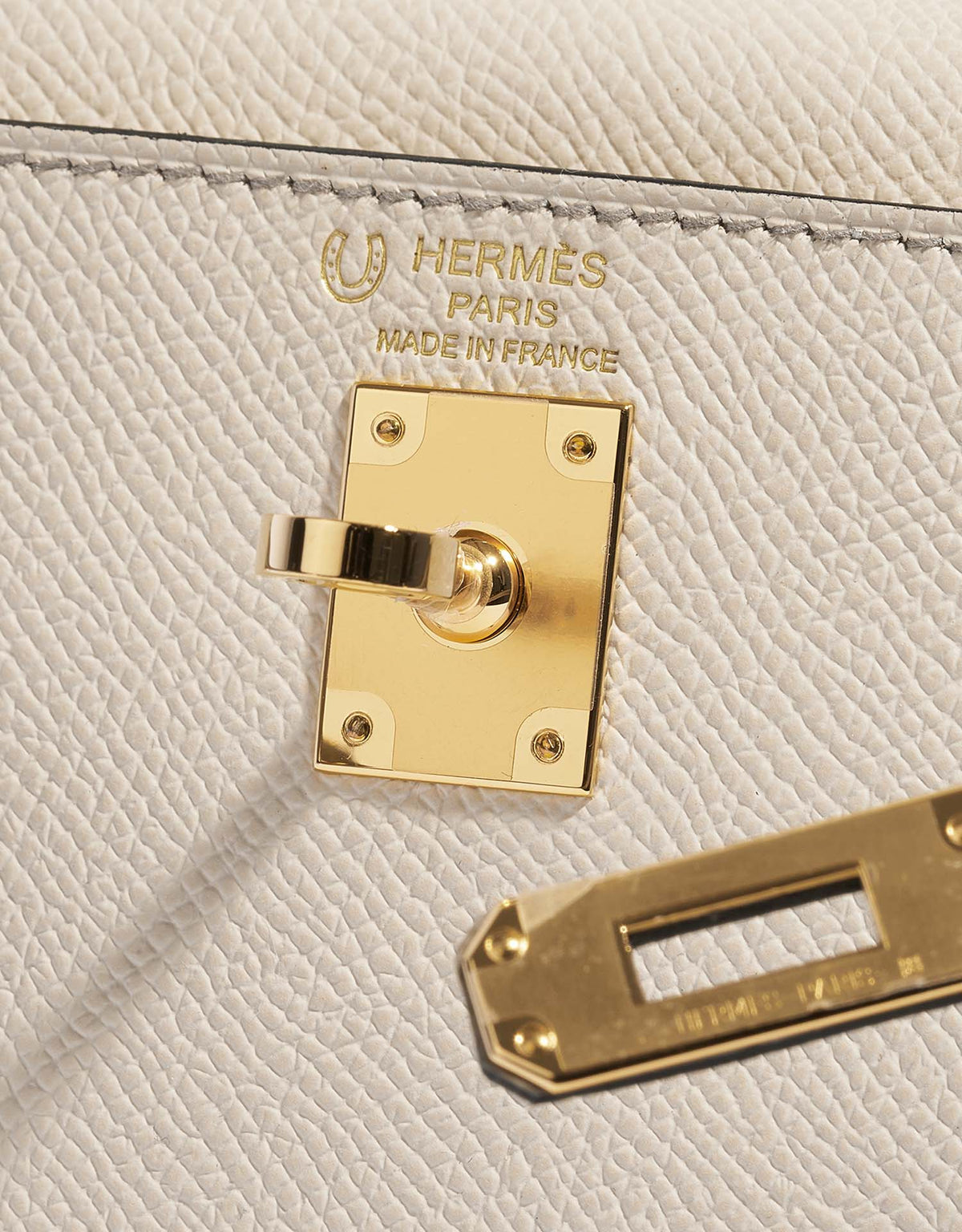 Reference only, different item: Hermes Kelly HSS 25 Epsom Craie / Gris Asphalte; website photo 9