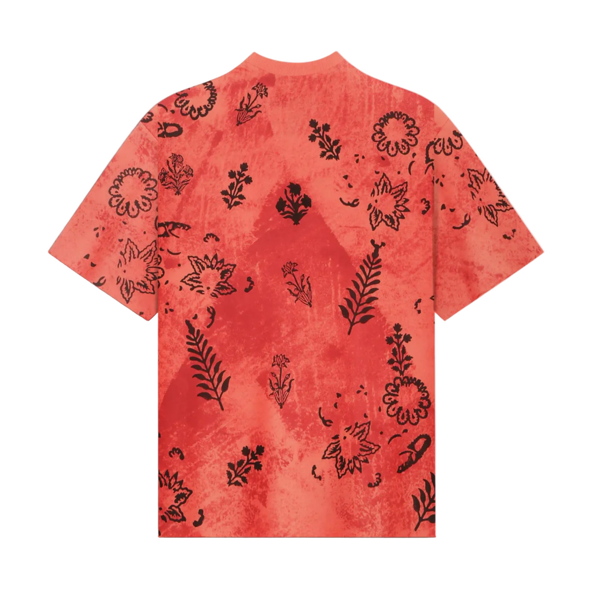 Coral Block Printed - Tshirt by FARAK