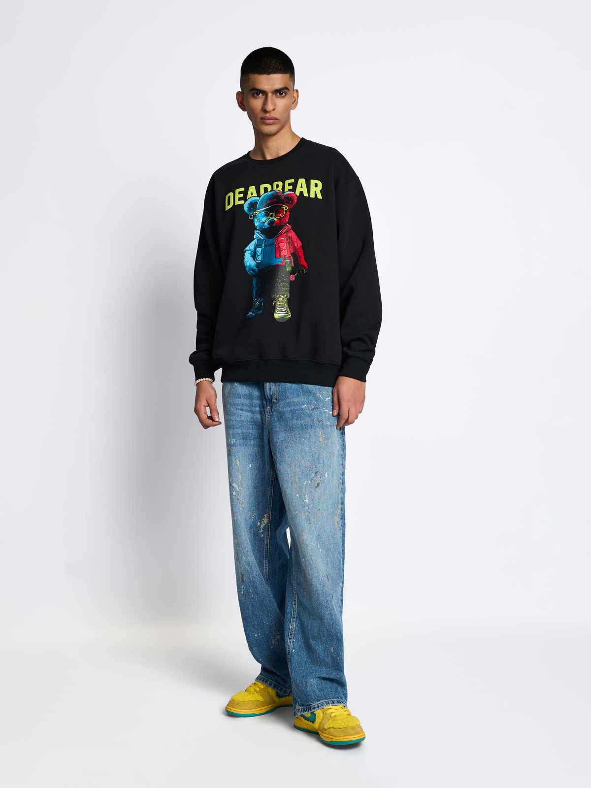 Ted Sweatshirt Black by DEADBEAR
