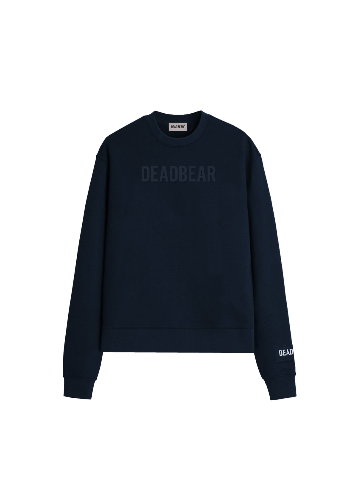 Basic Sweatshirt Navy by DEADBEAR