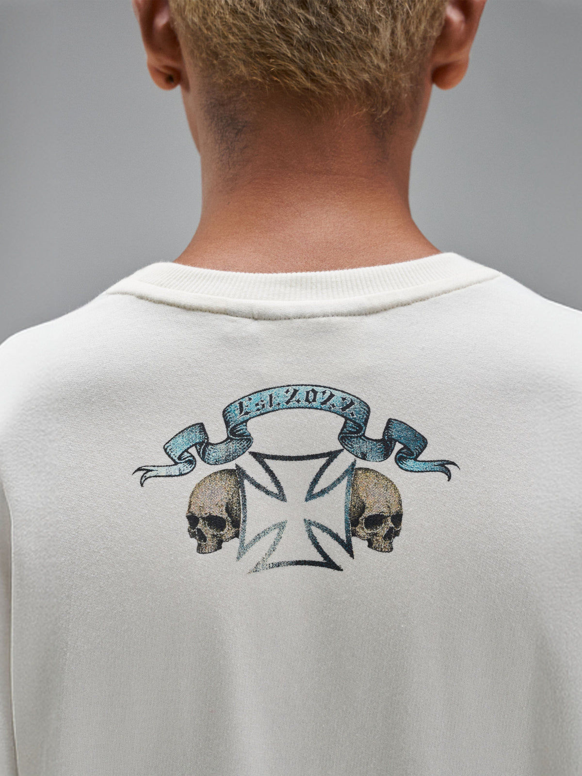 Skeleton 3.0 Tee Cream by DEADBEAR