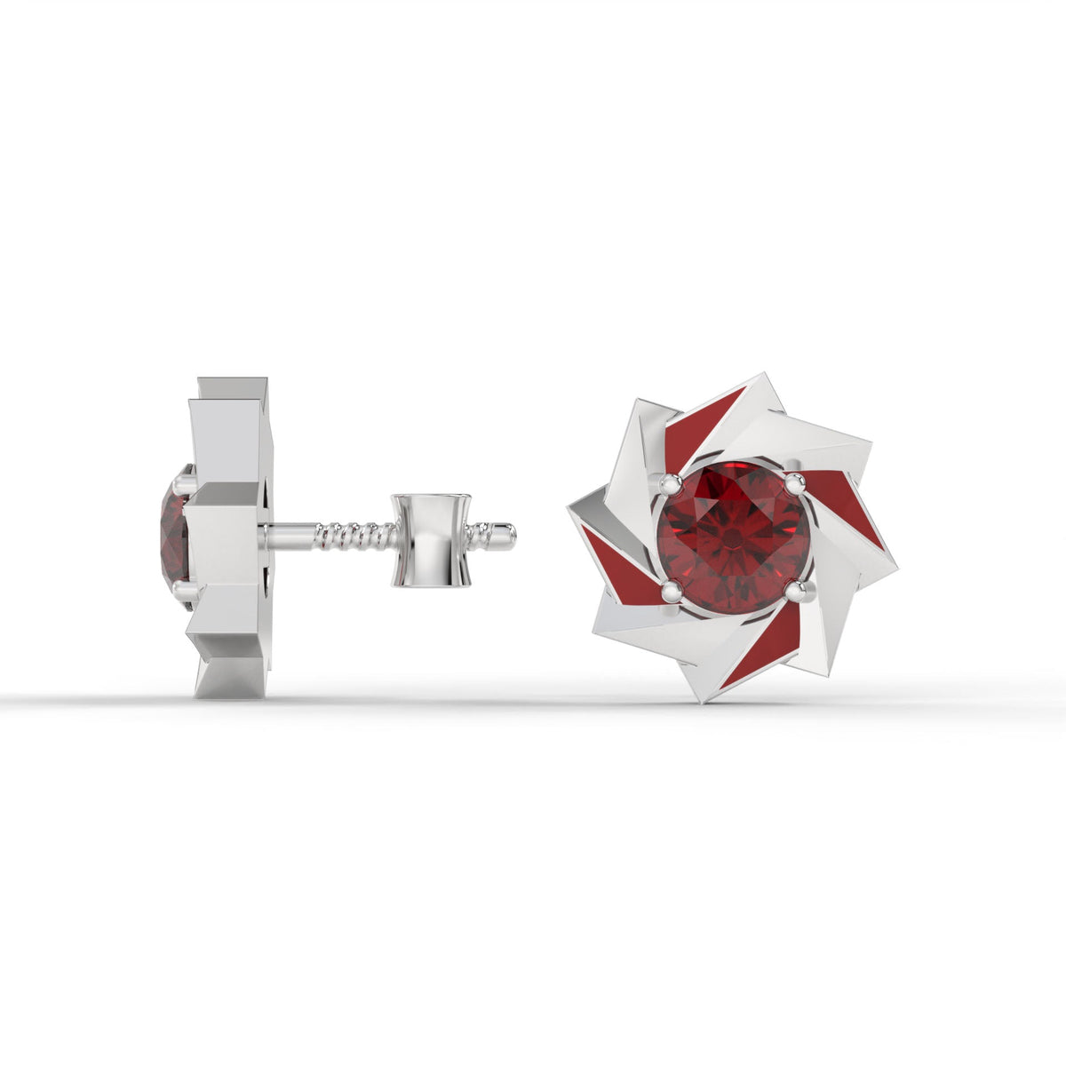 NOVA STUDS (Red) by The Noble Sculptor