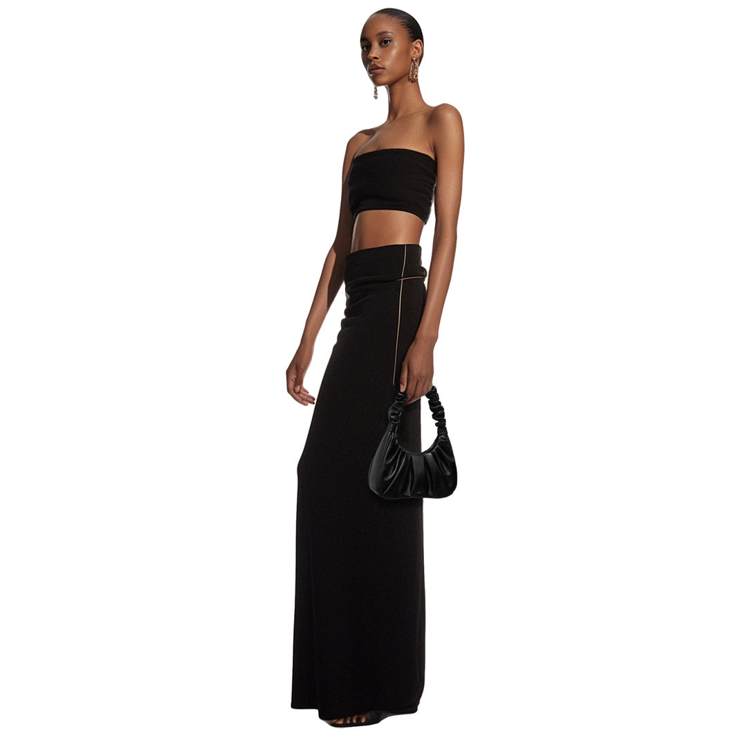 JW PEI Gabbi Ruched Hobo Handbag - Black by JW PEI