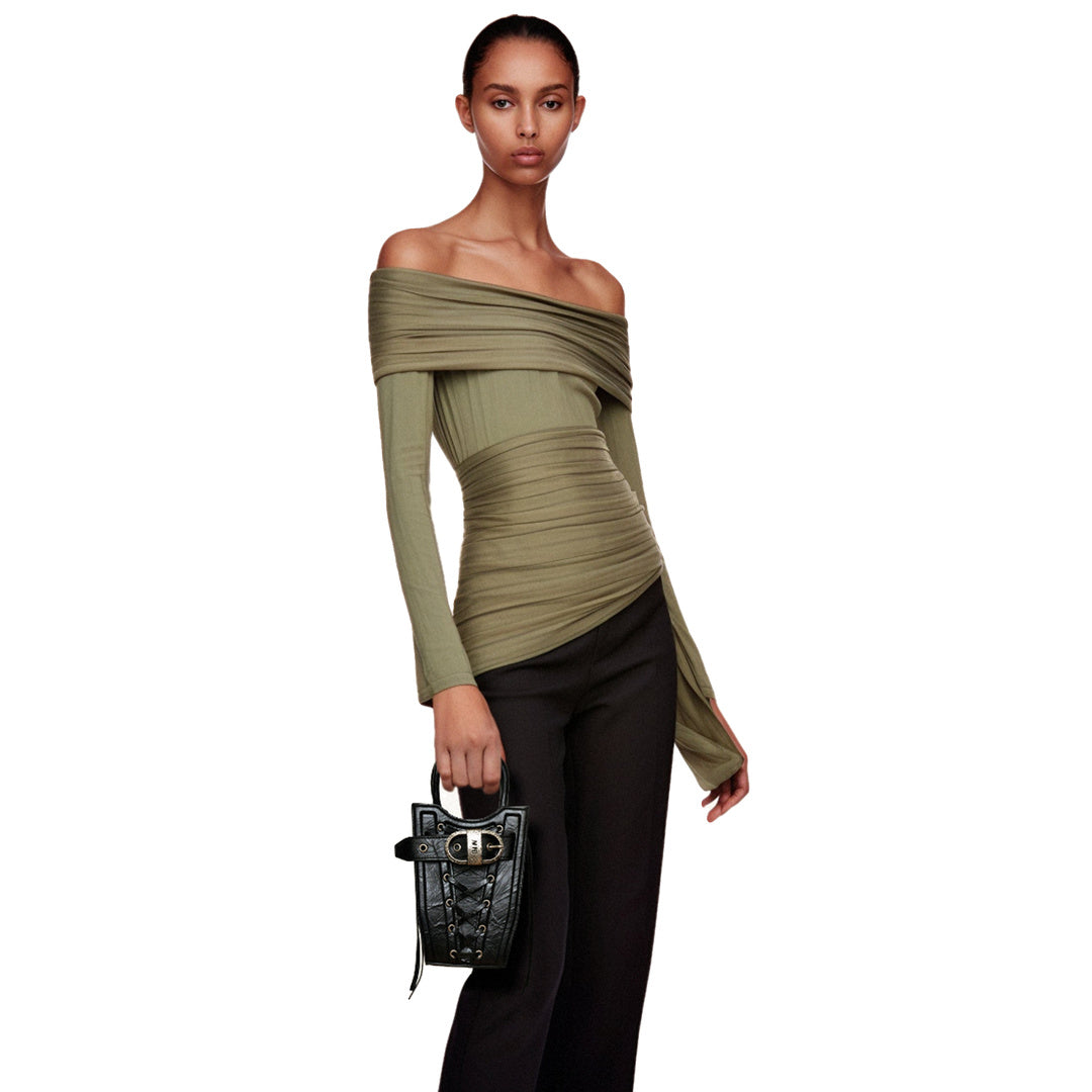 JW PEI FEI Crushed Straps Phone Bag - Black by JW PEI