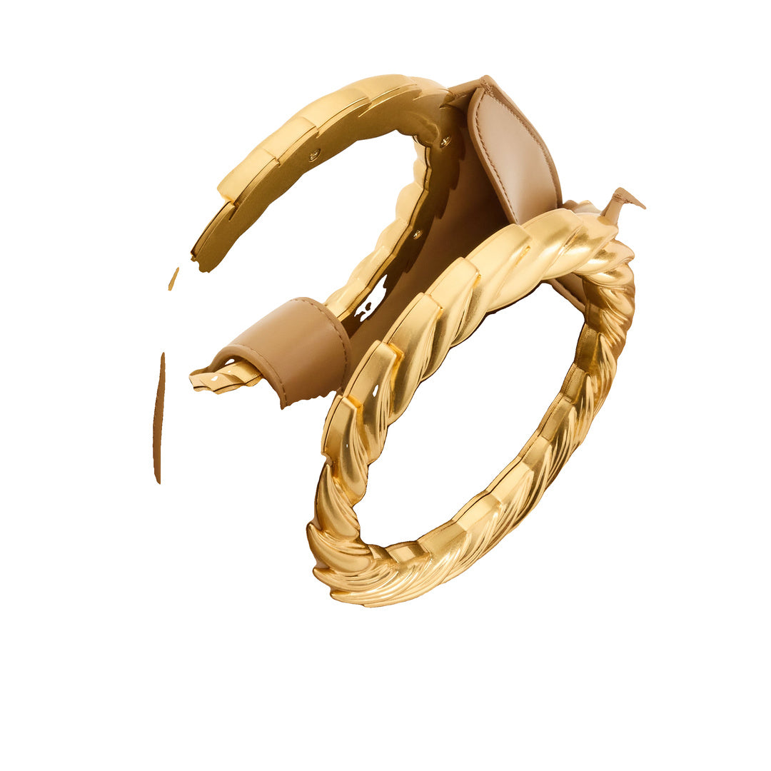 JW PEI Amiya Leaf Handle Sculpture Bag - Brown by JW PEI