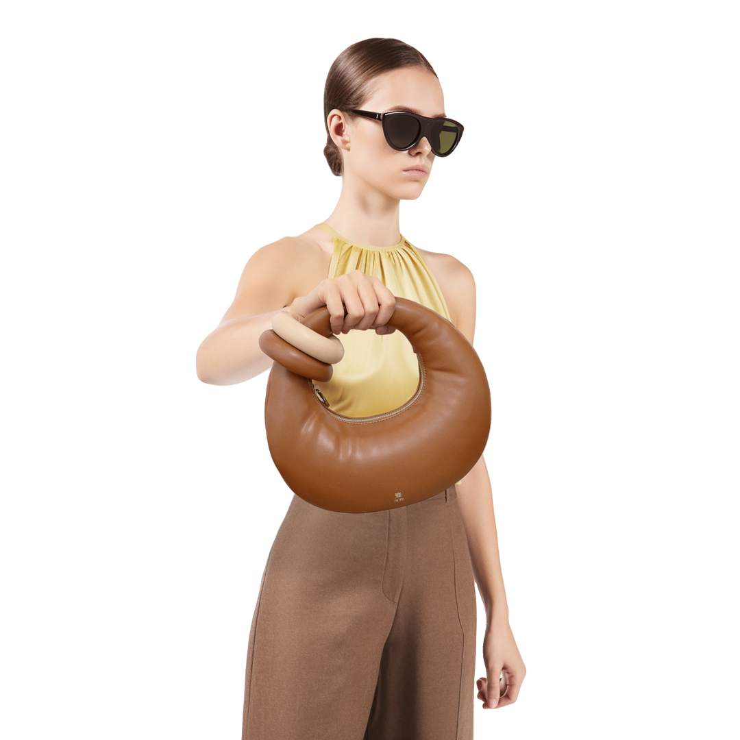 JW PEI Abacus Top Handle Bag - Brown by JW PEI