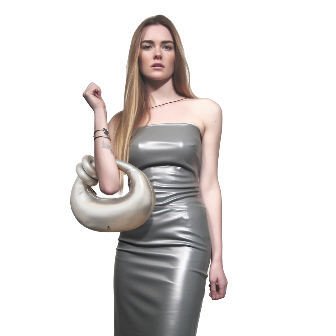 JW PEI Abacus Top Handle Bag - Silver by JW PEI