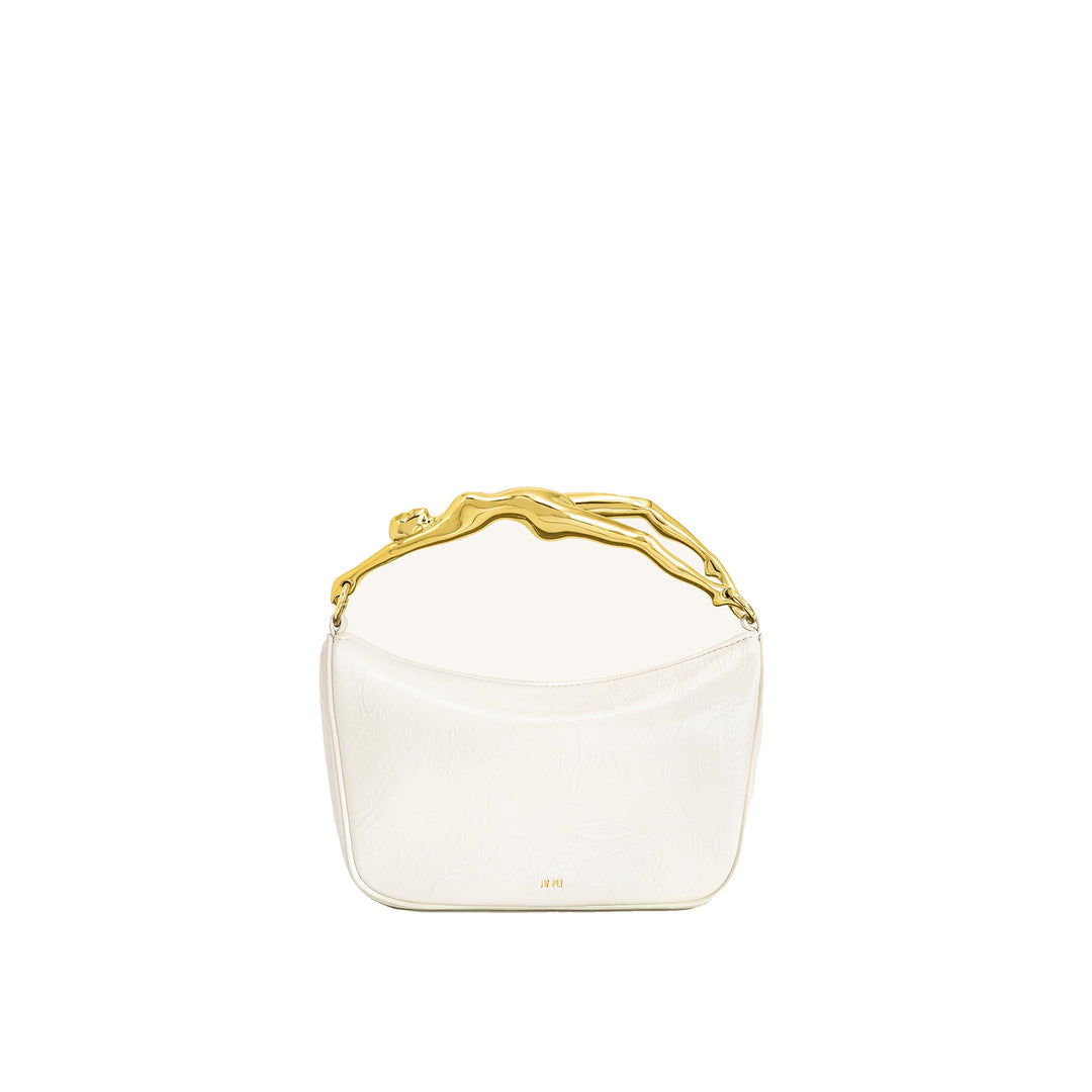 JW PEI Jenny Human-shaped Handle Handbag - White by JW PEI