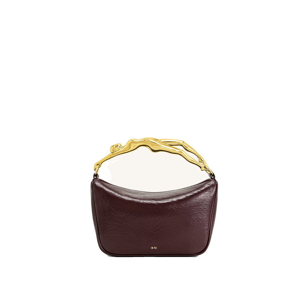 JW PEI Jenny Human-shaped Handle Handbag - Deep Burgundy by JW PEI