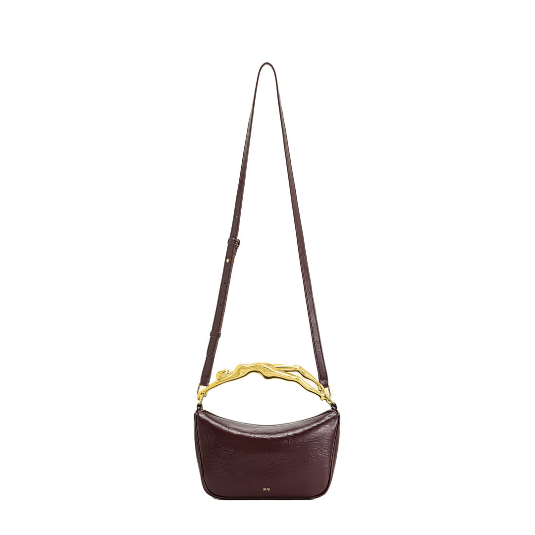 JW PEI Jenny Human-shaped Handle Handbag - Deep Burgundy by JW PEI
