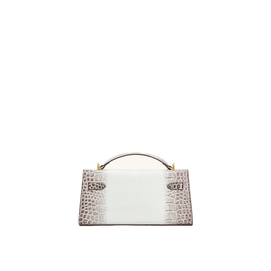 JW PEI Noor Top Handle Bag - White Croc by JW PEI