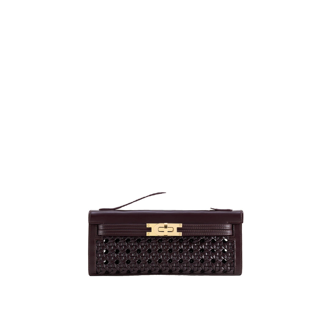 JW PEI Bria Structured Top Handle Bag - Dark Red by JW PEI