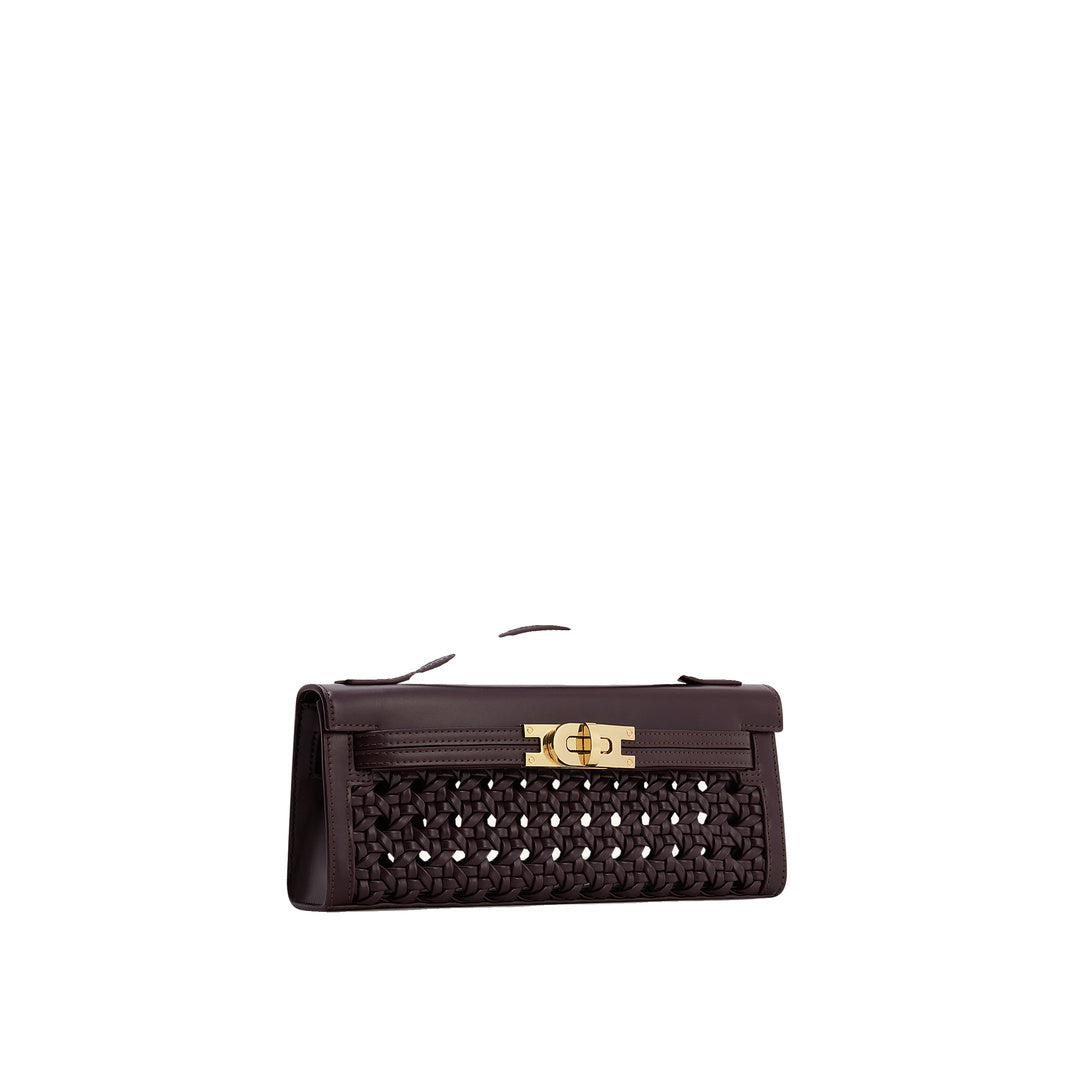 JW PEI Bria Structured Top Handle Bag - Dark Red by JW PEI