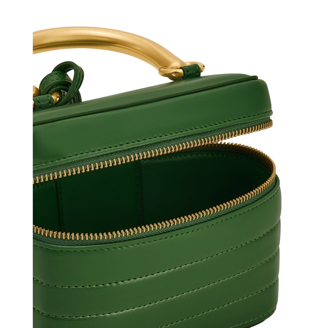 JW PEI Evelyn Quilted Box Top Handle Bag - Green by JW PEI