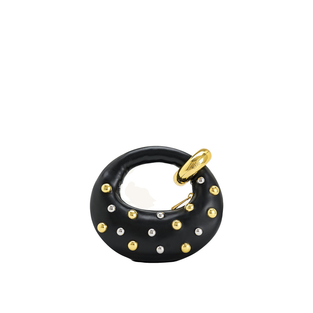 JW PEI Abacus Studded Mini Top Handle Bag - Black by JW PEI