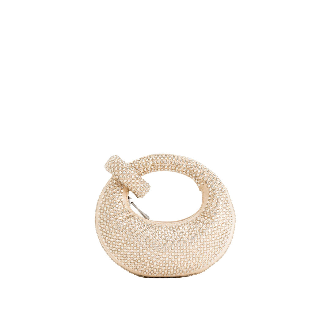 JW PEI Abacus Artificial Crystal Mini Top Handle Bag - Yellow by JW PEI