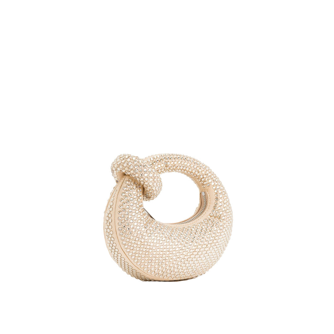 JW PEI Abacus Artificial Crystal Mini Top Handle Bag - Yellow by JW PEI
