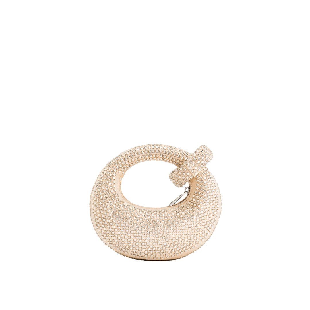 JW PEI Abacus Artificial Crystal Mini Top Handle Bag - Yellow by JW PEI