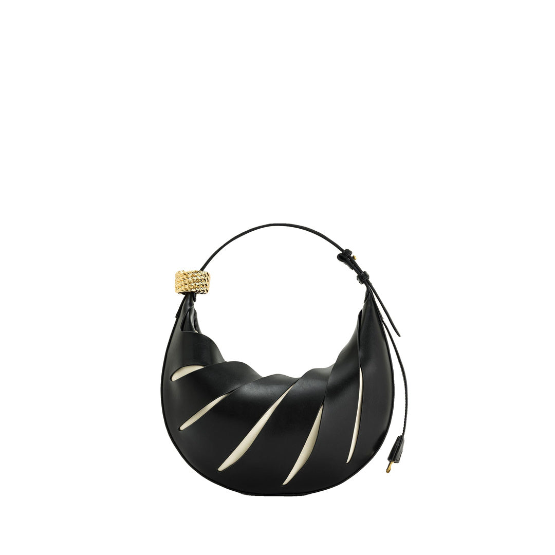 JW PEI Jana Hollow Out Shoulder Bag - Black by JW PEI