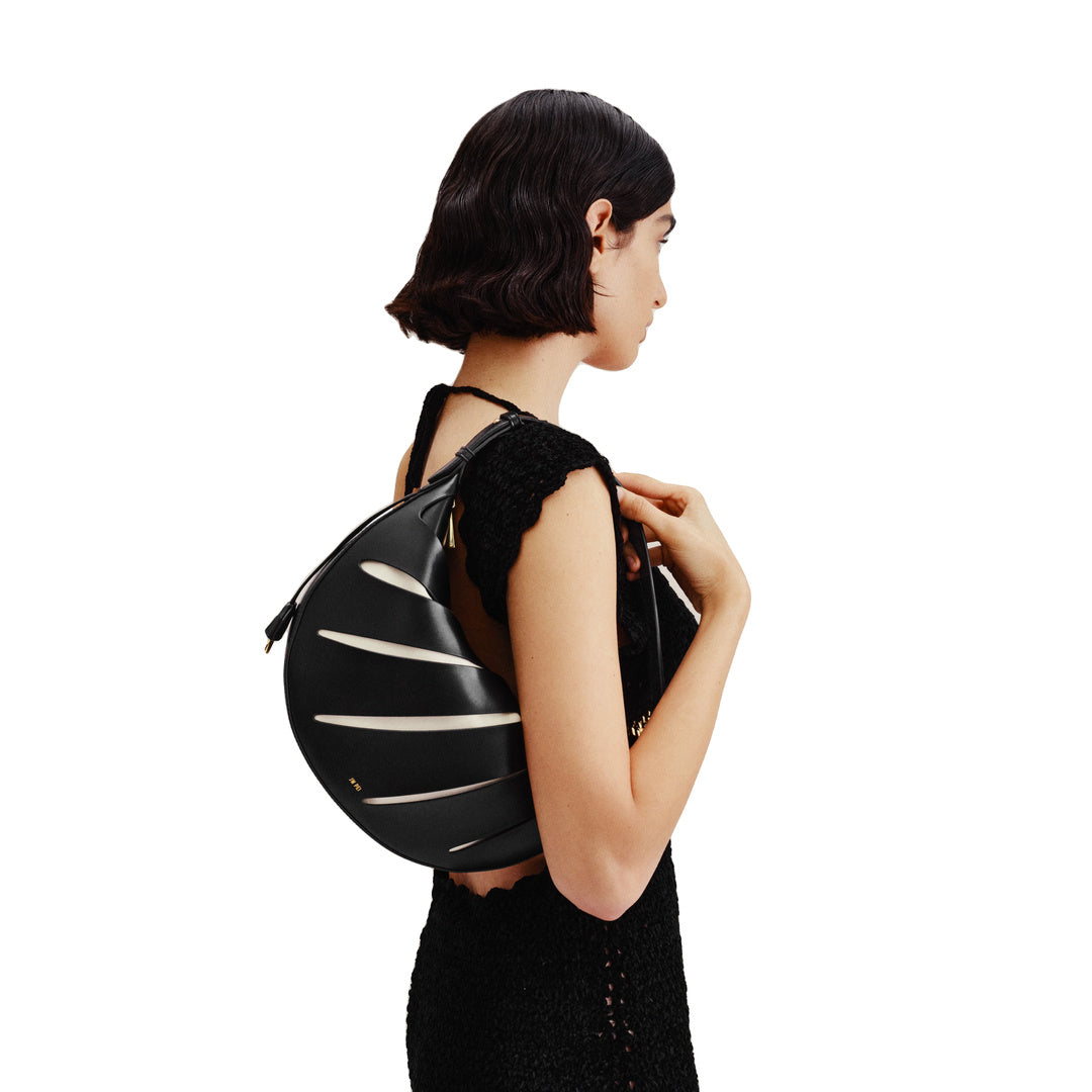 JW PEI Jana Hollow Out Shoulder Bag - Black by JW PEI