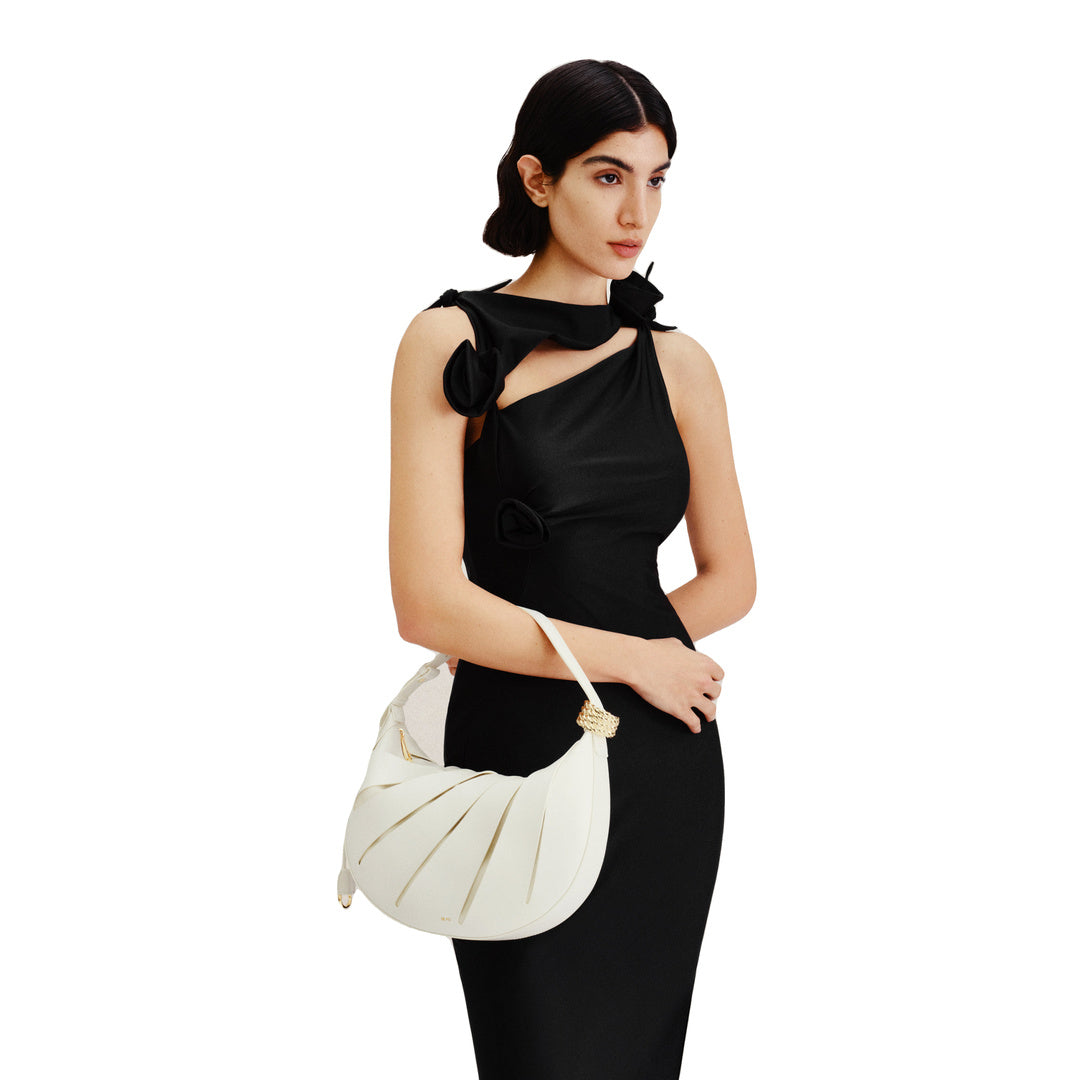 JW PEI Jana Hollow Out Shoulder Bag - White by JW PEI