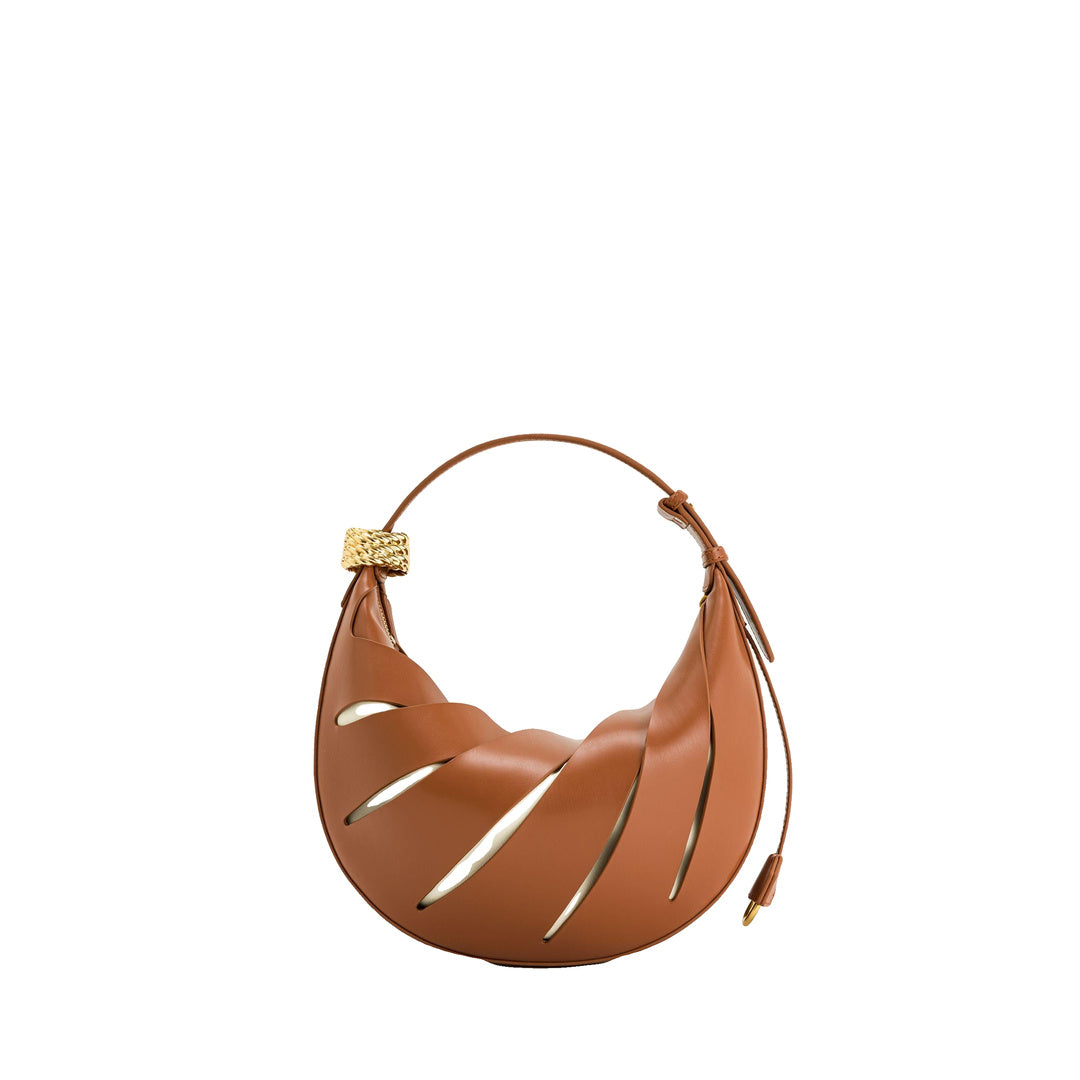 JW PEI Jana Hollow Out Shoulder Bag - Brown by JW PEI