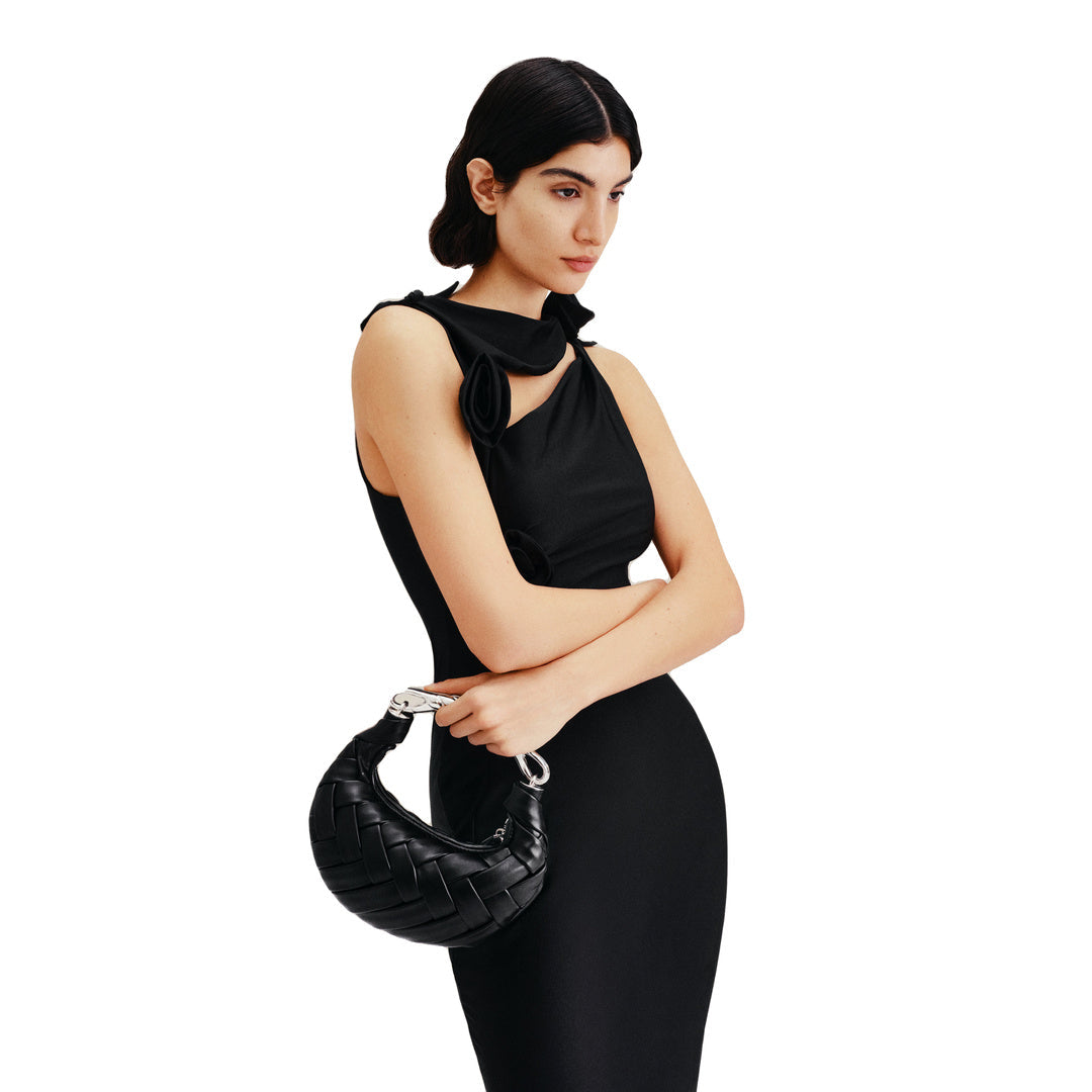 JW PEI Orla Weave Handbag - Black by JW PEI