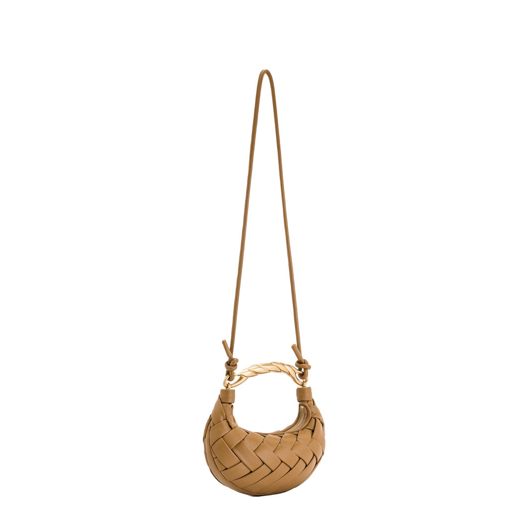 JW PEI Orla Weave Handbag - Brown by JW PEI