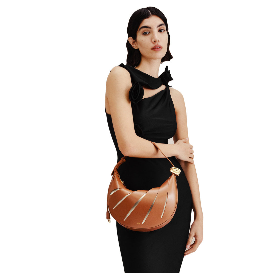 JW PEI Jana Hollow Out Shoulder Bag - Brown by JW PEI