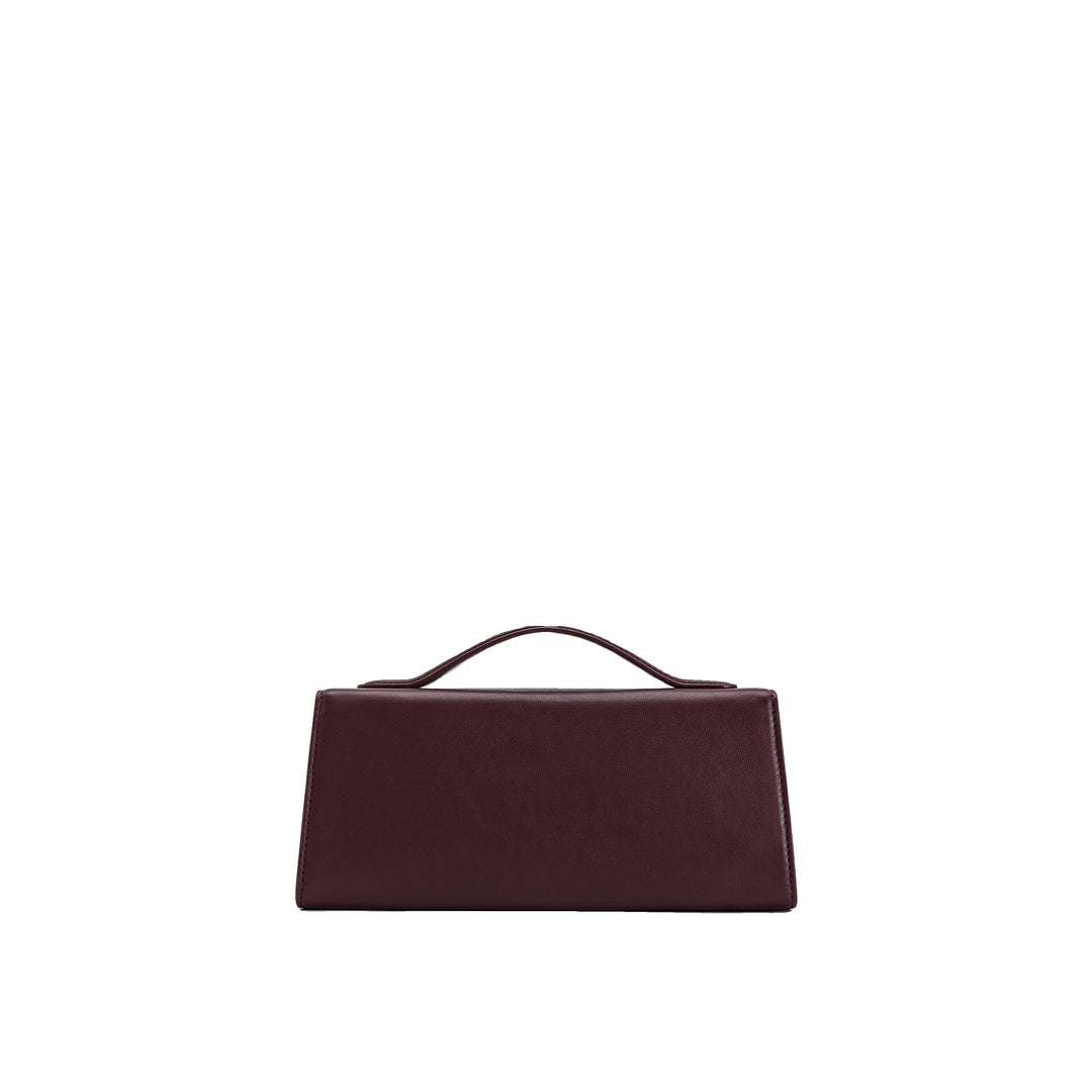 JW PEI Lena Metal Rope Knot Top Handle Bag - Deep Claret by JW PEI