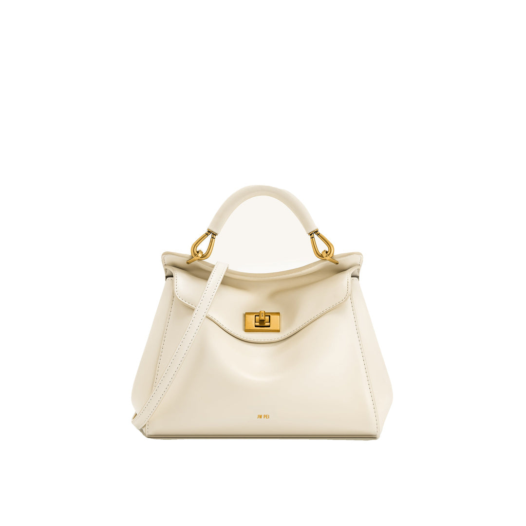 JW PEI Lucia Classic Top Handbag - White by JW PEI