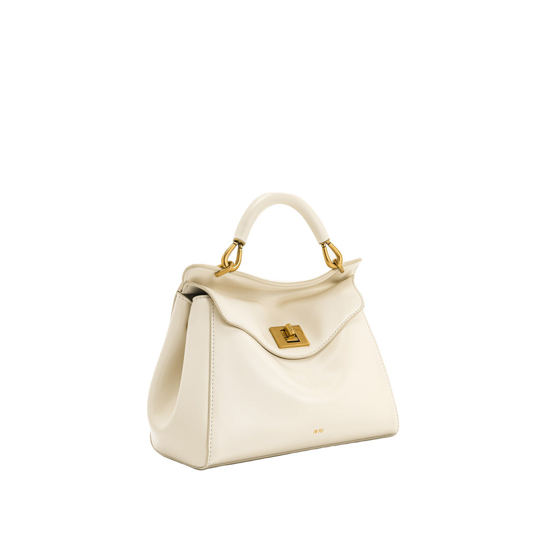 JW PEI Lucia Classic Top Handbag - White by JW PEI