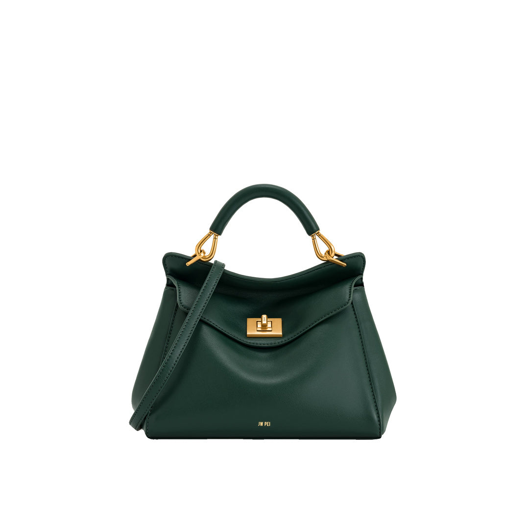 JW PEI Lucia Classic Top Handbag - Dark Green by JW PEI