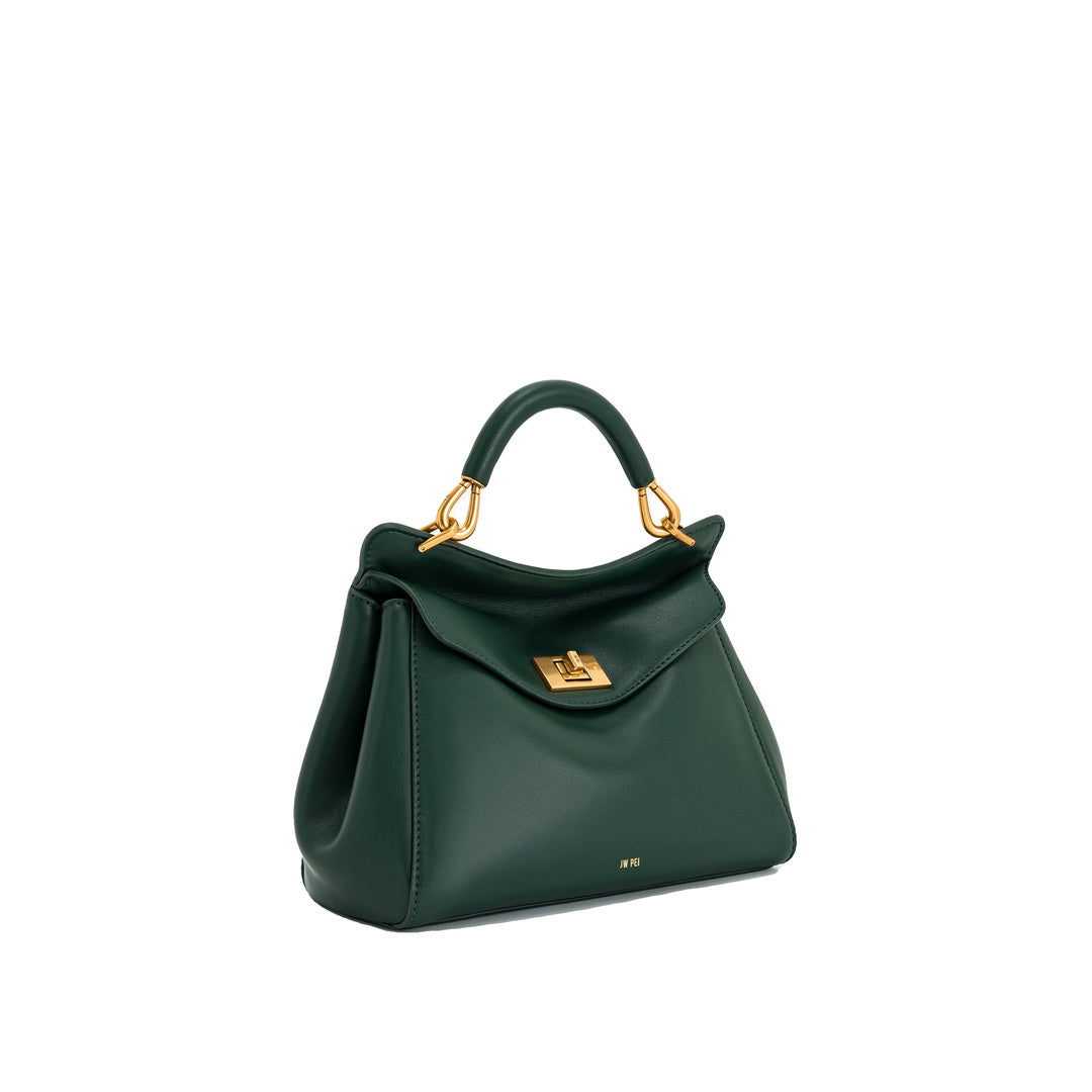 JW PEI Lucia Classic Top Handbag - Dark Green by JW PEI