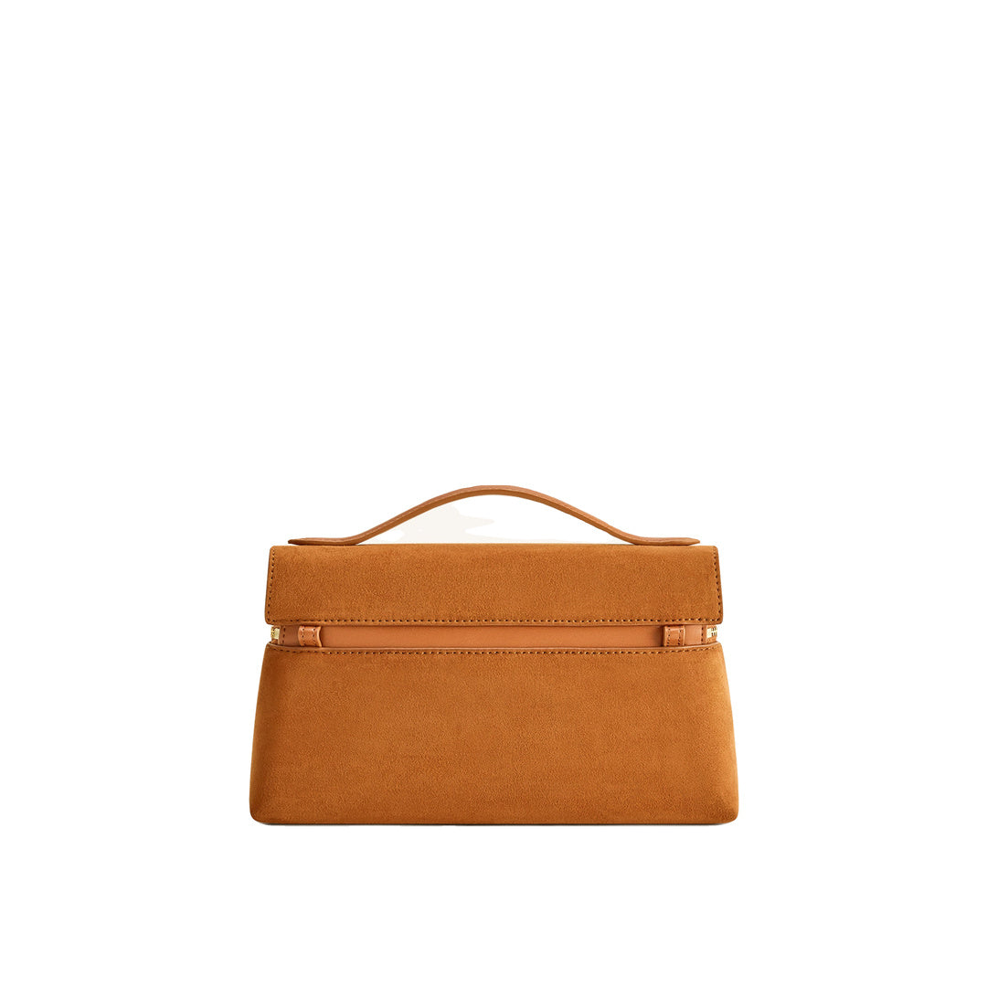 JW PEI Thea Faux Suede Top Handle Bag - Camel by JW PEI