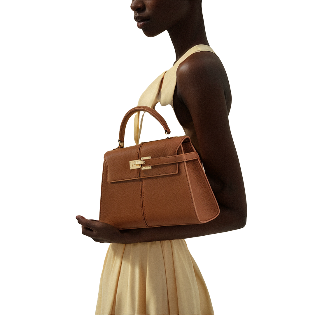 JW PEI Elise Large Top Handle Bag - Brown by JW PEI