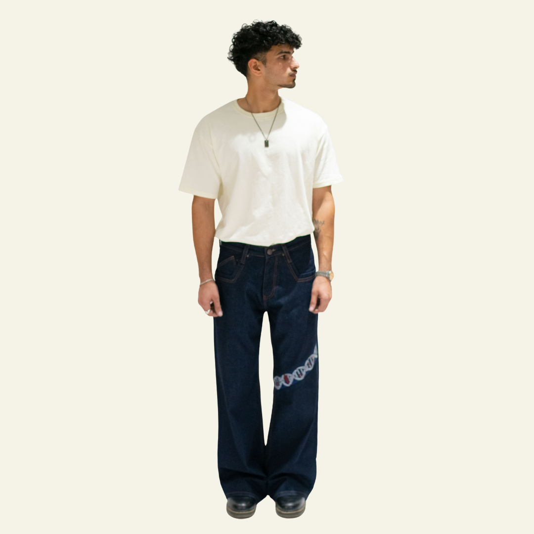 Men’s Indigo Bell Bottoms - Youth Rebellion by Old Gene