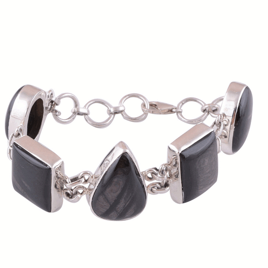 925 STERLING SILVER Star Ruby BRACELET - R2400133-4