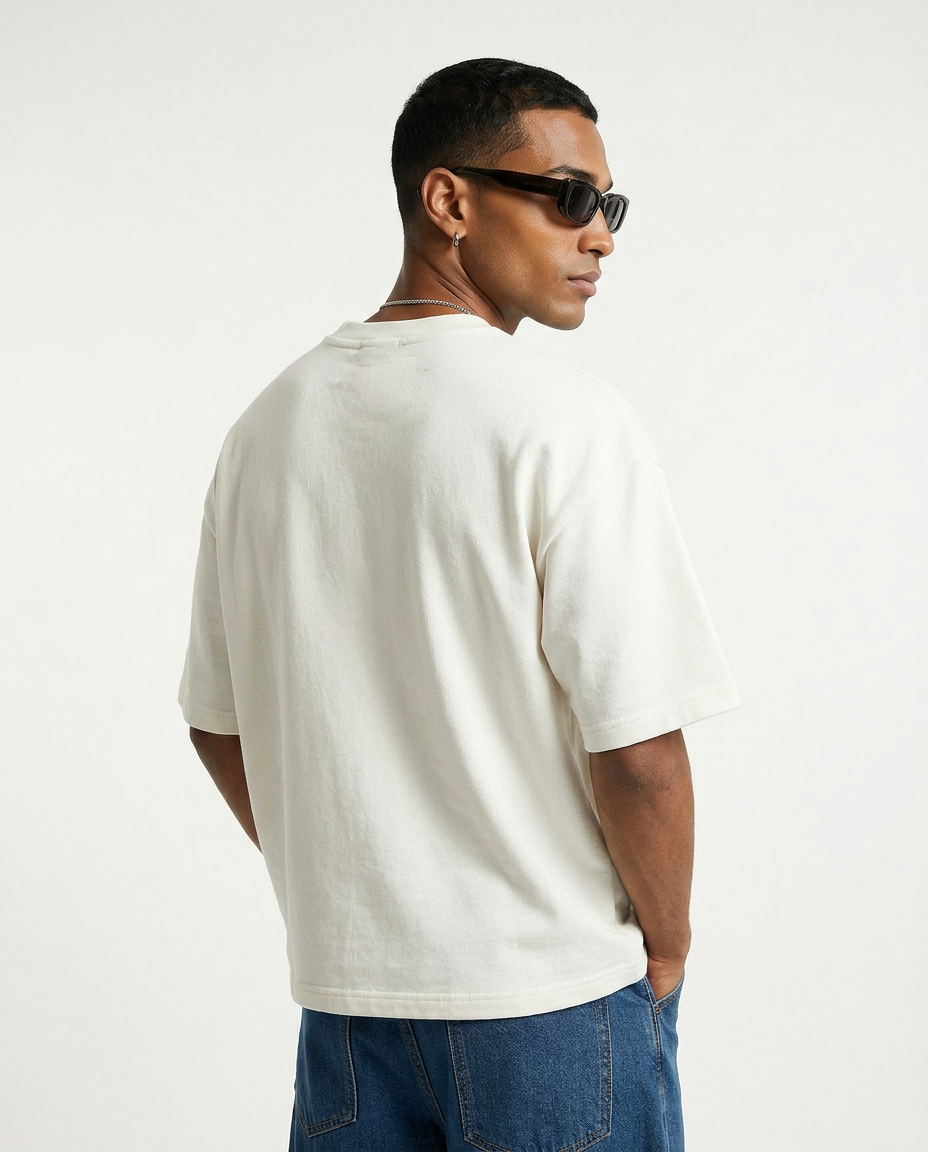 PopART T-shirt - White by RECNSTRCT