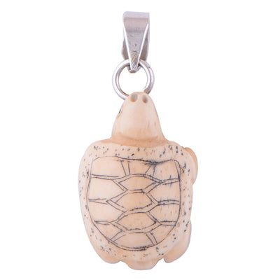 Bone Face 925 Sterling Silver Pendant - R100547-11