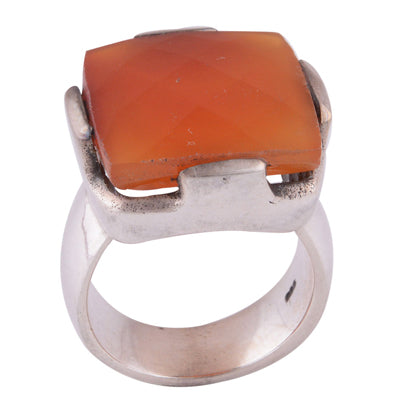 Carnelian 925 Sterling Silver Ring - R1000275-4