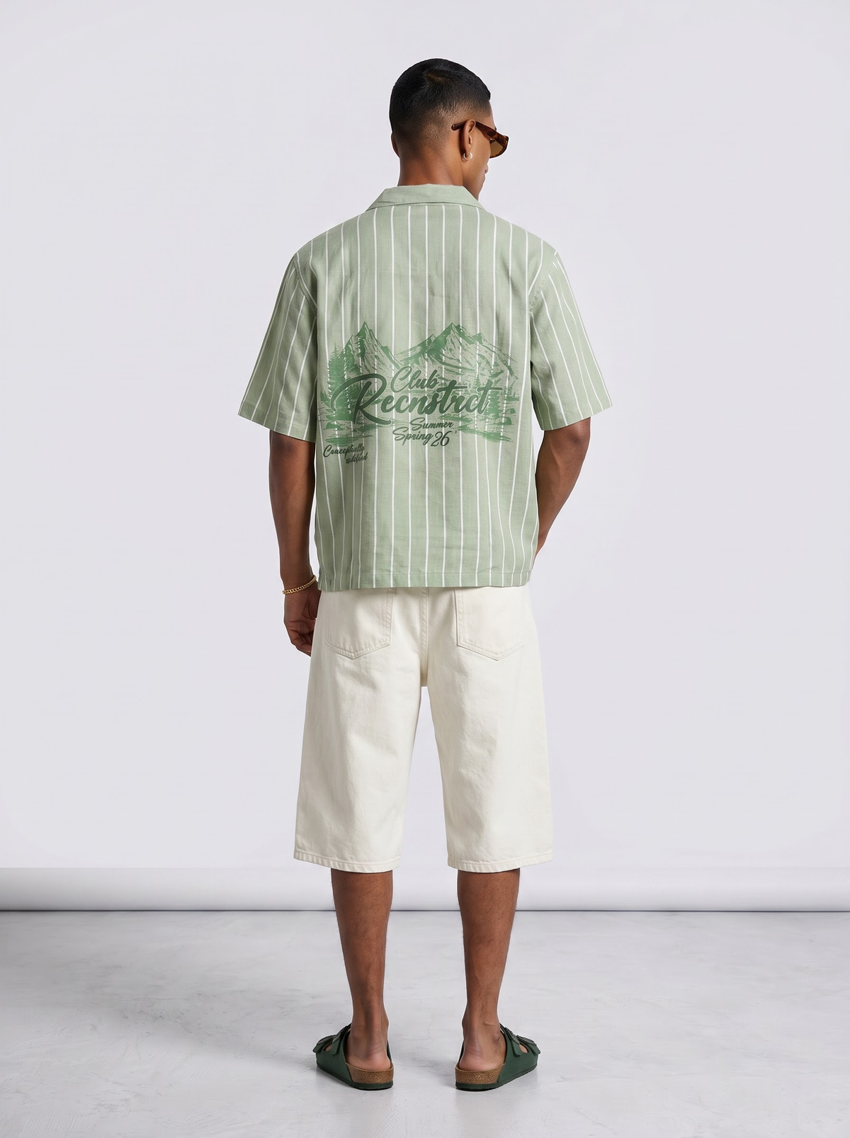 Valley Verdant - Linen sage green by RECNSTRCT