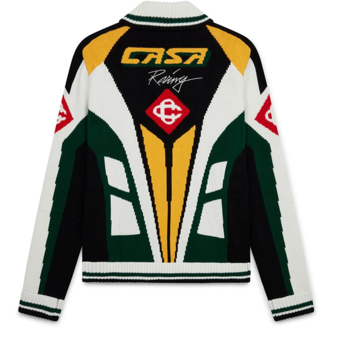 CASABLANCA CASA RACING CLUB KNITTED JACKET by CASABLANCA