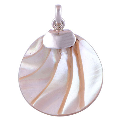 Shell 925 Sterling Silver Pendant - R100949-2