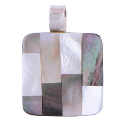 Shell 925 Sterling Silver Pendant - R100950-59
