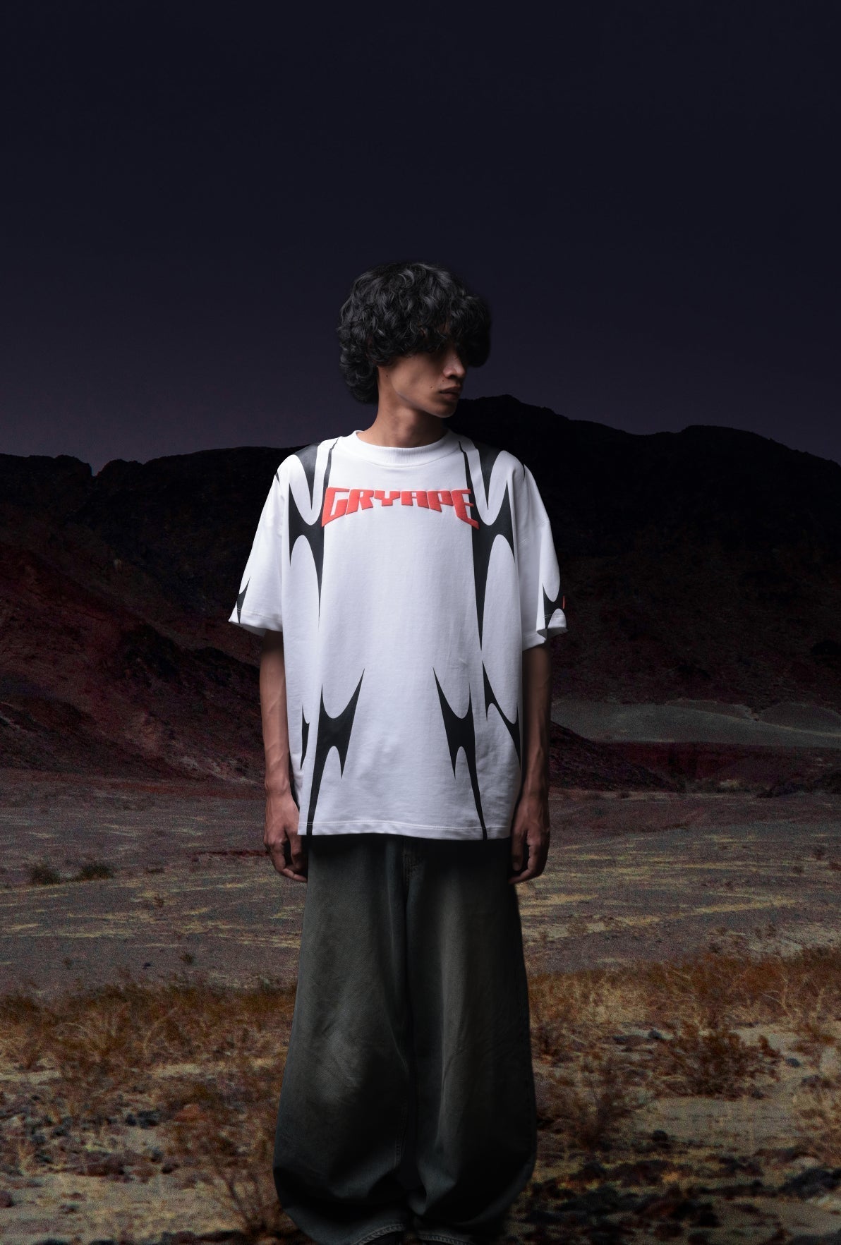 IVORY PREDATOR T-SHIRT by GRYAPE
