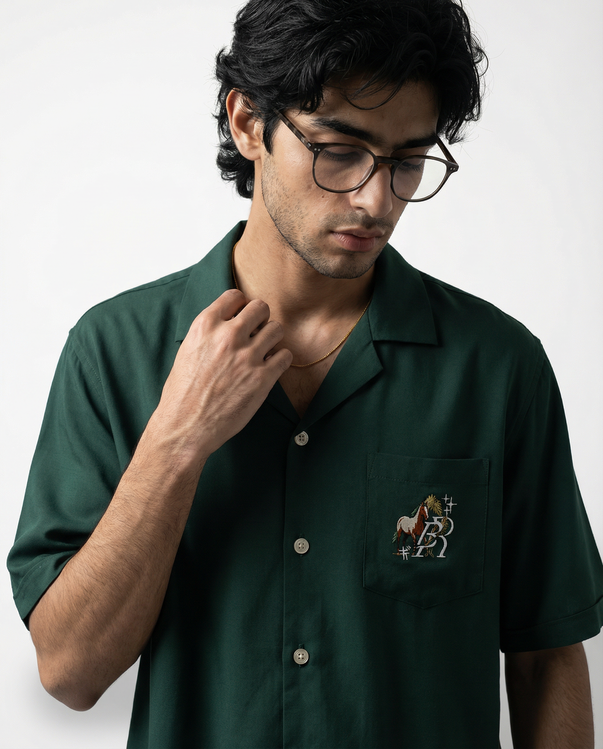 Money Trees - Bottle green by RECNSTRCT