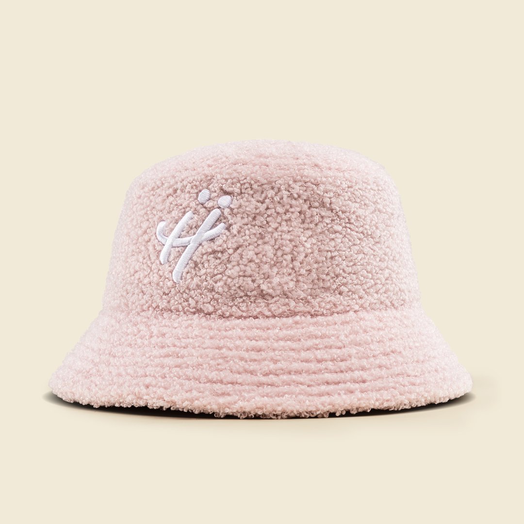 "The signature H" pink bucket hat by HUMBLEHEADS