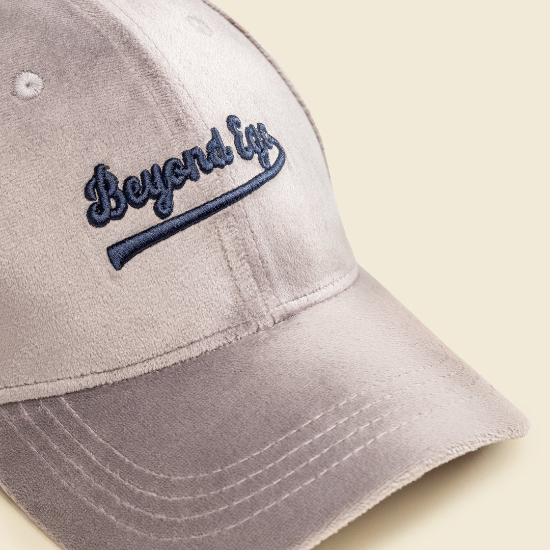 "Letting go to move forward" suede cap by HUMBLEHEADS
